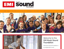 Tablet Screenshot of emimusicsoundfoundation.com